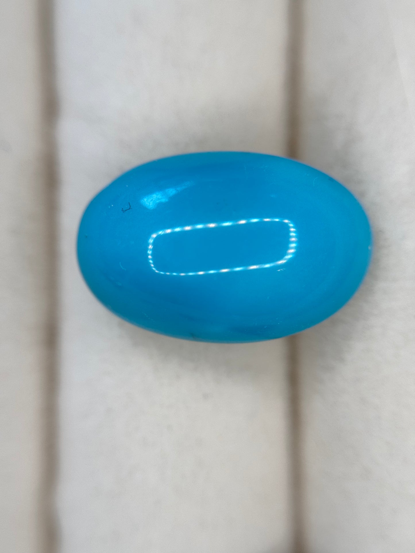 Persian Turquoise, Oval cabochon, 7.35 Carats