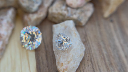 Eternal Moissanite, Trillion Pair, 1 Carat total