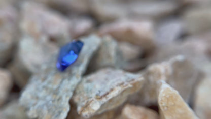 Natural Tanzanite, Trillion cut, 0.9 Carats